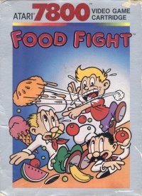 Food Fight Atari 7800 box art